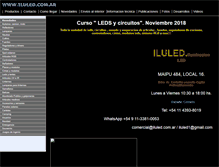 Tablet Screenshot of iluled.com.ar